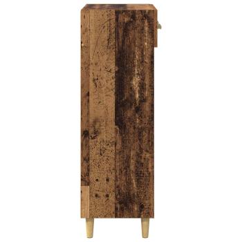 Schuhschrank mit Regal Altholz 60 x 35 x 105 cm Holzwerkstoff