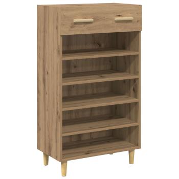 Schuhschrank Kunsthandwerk Eiche 60 x 35 x 105 cm Holzwerkstoff