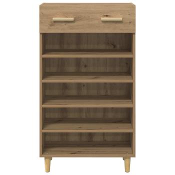 Schuhschrank Kunsthandwerk Eiche 60 x 35 x 105 cm Holzwerkstoff