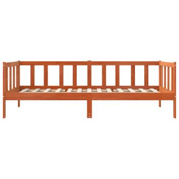 Bettrahmen Wachsbraun 80 x 200 cm Massives Kiefernholz