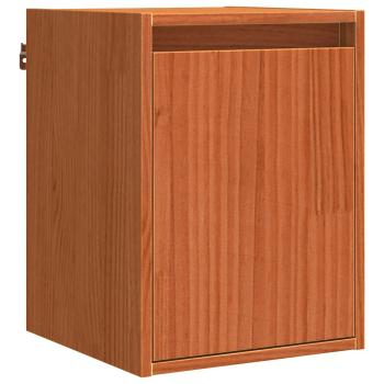 Wandschrank Wachsbraun 30 x 30 x 40 cm Massives Kiefernholz