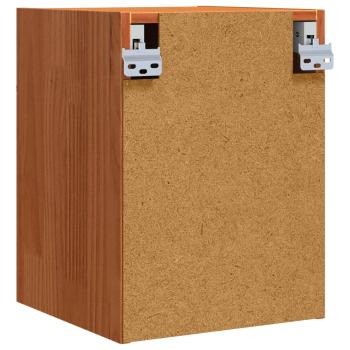 Wandschrank Wachsbraun 30 x 30 x 40 cm Massives Kiefernholz