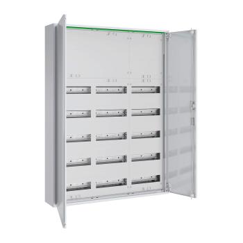 ARDEBO.de ABN Feldverteiler, AP, Tiefe 160mm, mit Volltür, 3x5-reihig (ABNRM307K02)