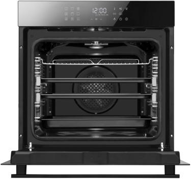 Amica EBX 944 670 S A+ Einbaubackofen, 56 cm breit, 77 L, XXL Backofen, Teleskopauszug, SteamClean, schwarz (58334)