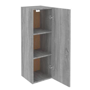 5-tlg. TV-Schrank-Set Grau Sonoma Holzwerkstoff