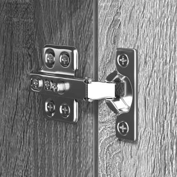 10-tlg. TV-Schrank-Set Grau Sonoma Holzwerkstoff