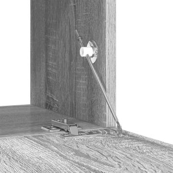 10-tlg. TV-Schrank-Set Grau Sonoma Holzwerkstoff