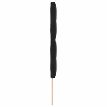 Kopfteil mit Kopfteil Schwarz 180 cm Kunstleder