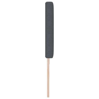 LED Kopfteil mit LED-Lichtleisten Dunkelgrau 180 cm Cordstoff