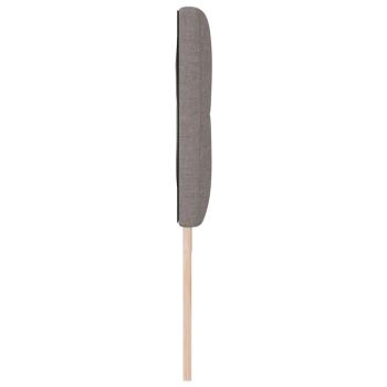 LED Kopfteil mit LED-Lichtleisten Taupe 180 cm Polyester