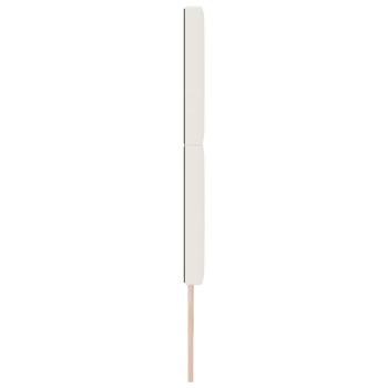 LED Kopfteil mit LED-Lichtleisten Creme 180 cm Polyester