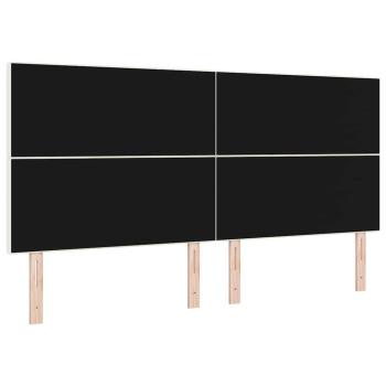LED Kopfteil mit LED-Lichtleisten Creme 200 cm Polyester