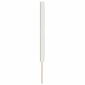 LED Kopfteil mit LED-Lichtleisten Creme 200 cm Polyester