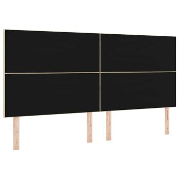 Kopfteil Creme 200 cm Stoff