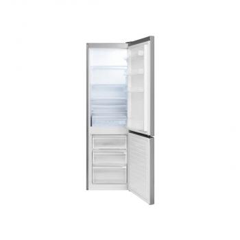 Amica KGCL 387 120 E Stand Kühl-Gefrierkombination, 54 cm breit, 268 L, FrostControl, VitControl Schublade, LED Beleuchtung, Edelstahloptik