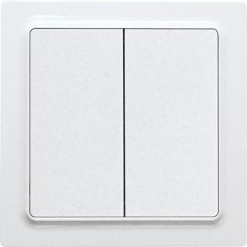 ARDEBO.de Eltako W2T55E-pm Wipptaster Doppelwippe, polarweiß matt (30055762)