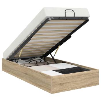 Ottoman Bettgestell Sonoma-Eiche 193 x 120 x 25 cm Spanplatte