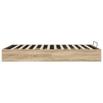 Ottoman Bettgestell Sonoma-Eiche 193 x 120 x 25 cm Spanplatte