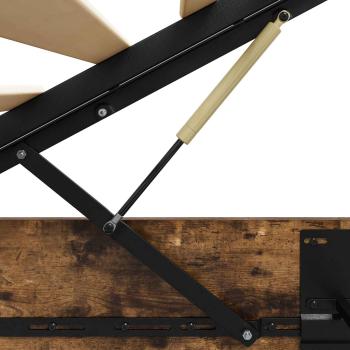 Ottoman Bettgestell Geräucherte Eiche 193 x 120 x 25 cm