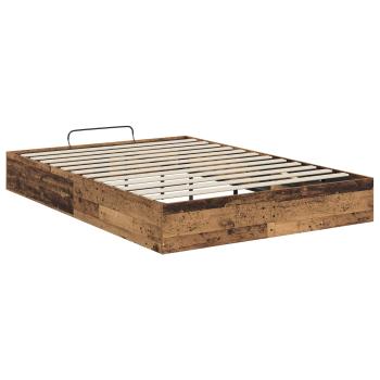 Ottoman Bettgestell Altholz 193 x 120 x 25 cm Spanplatte