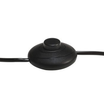 ARDEBO.de - Stehlampe Schwarz Mango Massivholz E27