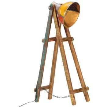 ARDEBO.de - Stehlampe Mehrfarbig E27 Massivholz Mango
