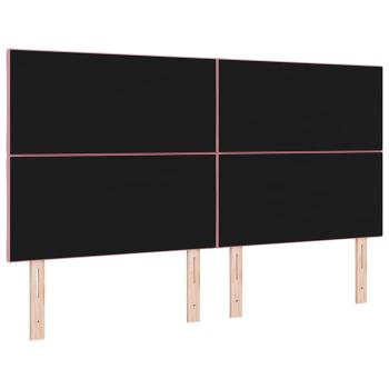 LED Kopfteil Rosa 180 cm Kunstleder