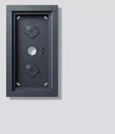 ARDEBO.de Siedle GA 612-2/1-01 AG Gehäuse-Aufputz für 2 Funktionsmodul, Anthrazitgrau (210012237-00)