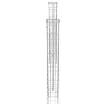 Zaunpfosten 2 pcs Silber 20 x 20 x 190 cm Metall