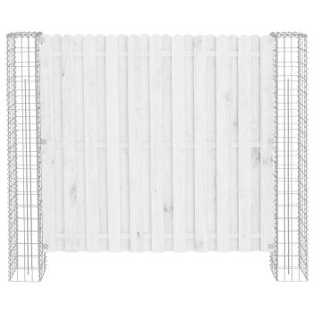 Zaunpfosten 2 pcs Silber 20 x 20 x 190 cm Metall