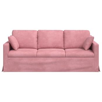 Sofa 180cm Rosa Metall