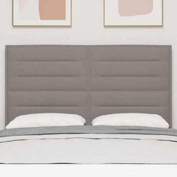 Kopfteil mit Kopfteil Taupe 144 cm Kunstleder