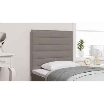 LED Kopfteil mit LED-Lichtleisten Taupe 90 cm Polyester