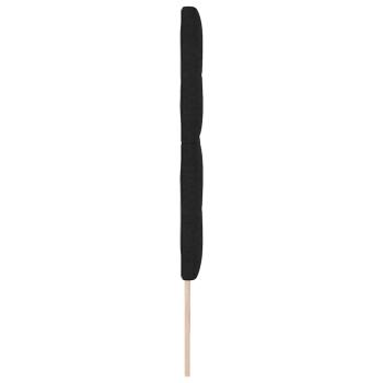LED Kopfteil mit LED-Lichtleisten Schwarz 180 cm Stoff