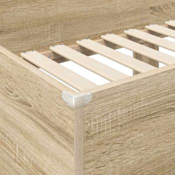 Etagenbett für Kinder Sonoma-Eiche 100 x 200 cm Holzwerkstoff