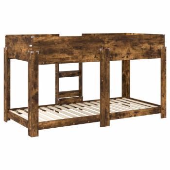 Etagenbett für Kinder Geräucherte Eiche 100 x 200 cm
