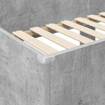 Etagenbett für Kinder Beton Grau 100 x 190 cm Holzwerkstoff