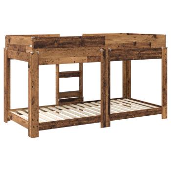 Etagenbett für Kinder Altholz 100 x 190 cm Holzwerkstoff