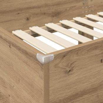 Etagenbett für Kinder Artisan-Eiche 100 x 190 cm Holzwerkstoff