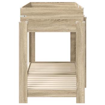 Etagenbett für Kinder Sonoma-Eiche 80 x 190 cm Holzwerkstoff