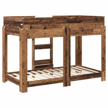 Etagenbett für Kinder Altholz 90 x 160 cm Holzwerkstoff