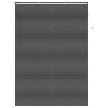 Venetianer Jalousie Verstellbar Silber Grau 213 x 140 cm PVC