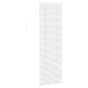 Venezianische Jalousie Weiß 150 x 50 cm 25 mm PVC