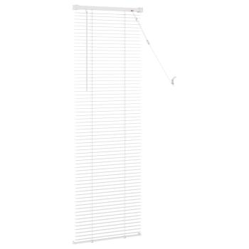 Venetianer Jalousie Verstellbar Weiß 150 x 60 cm PVC