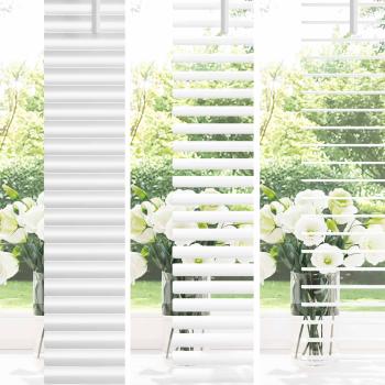 Venezianische Jalousie Weiß 213 x 60 cm 25 mm PVC