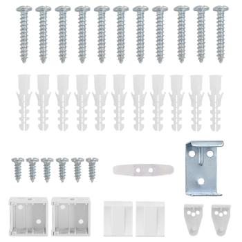 Venetianer Jalousie Verstellbar Weiß 213 x 110 cm PVC