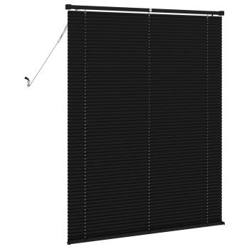 Venetianer Jalousie Verstellbar Schwarz 150 x 110 cm PVC
