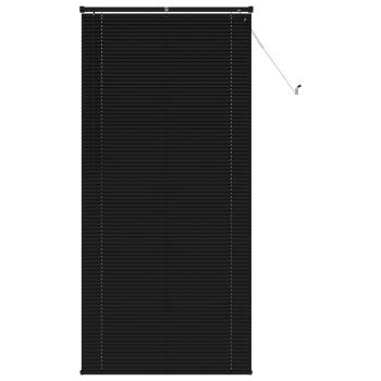 Venezianische Jalousie Schwarz 213 x 80 cm 25 mm PVC