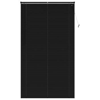 Venetianer Jalousie Verstellbar Schwarz 213 x 110 cm PVC