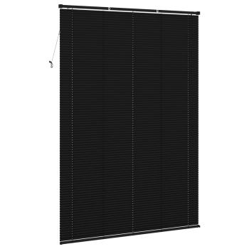 Venetianer Jalousie Verstellbar Schwarz 213 x 130 cm PVC